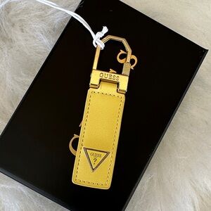 New Guess Gold and Yellow Key Holder